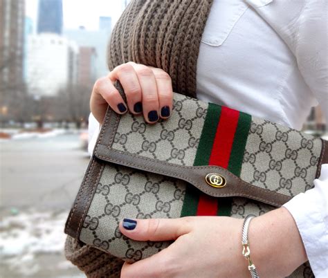 gucci vintage clutch bag|old style vintage Gucci bag.